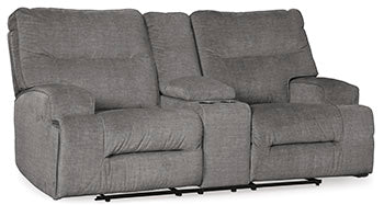 Coombs Reclining Loveseat with Console