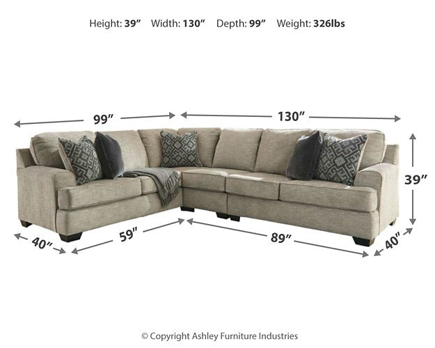 Bovarian 3-Piece Sectional