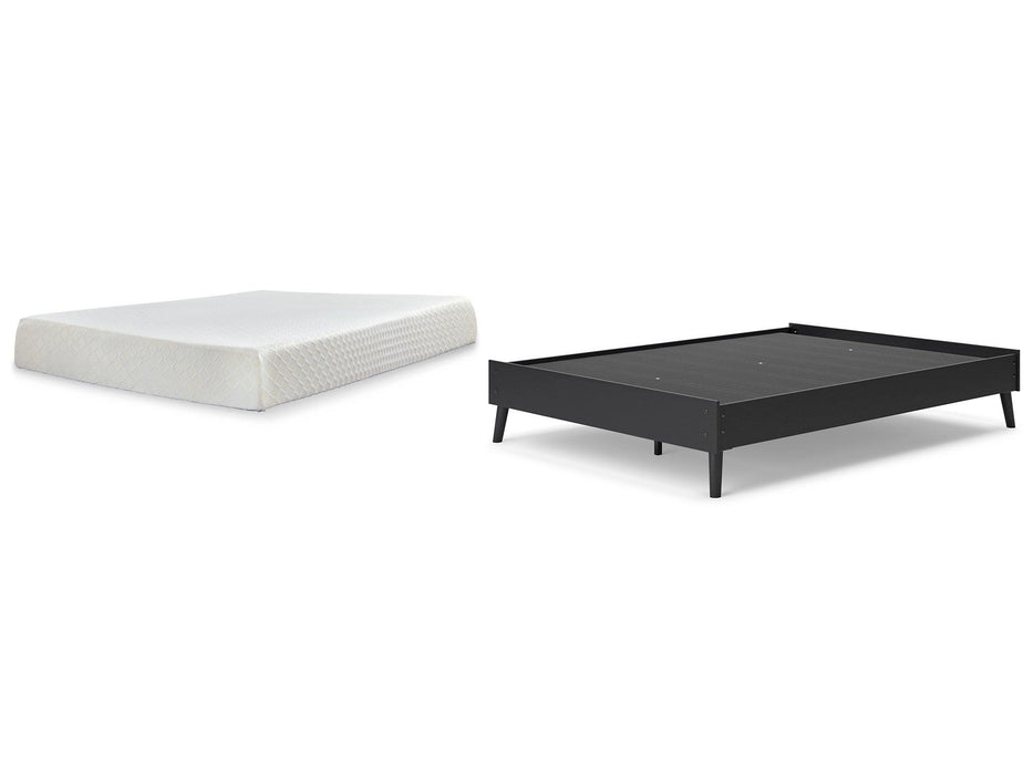 Charlang Bed and Mattress Set