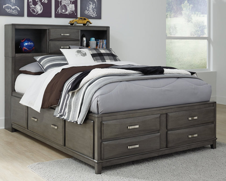 Caitbrook Storage Bed with 7 Drawers
