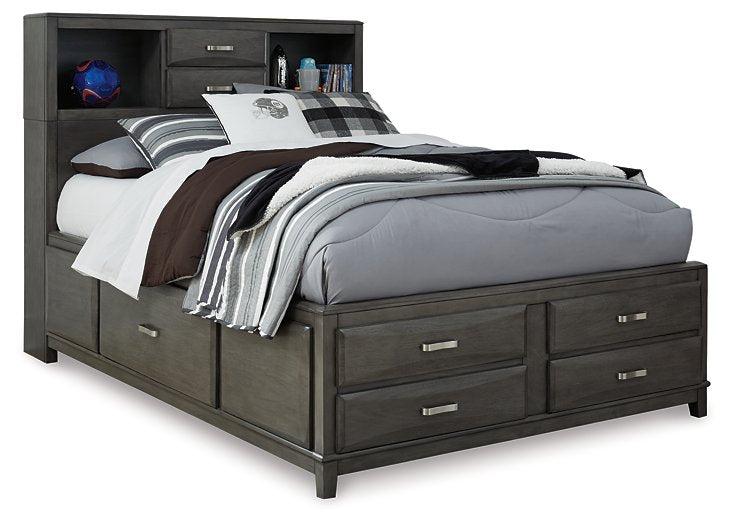 Caitbrook Storage Bed with 7 Drawers image