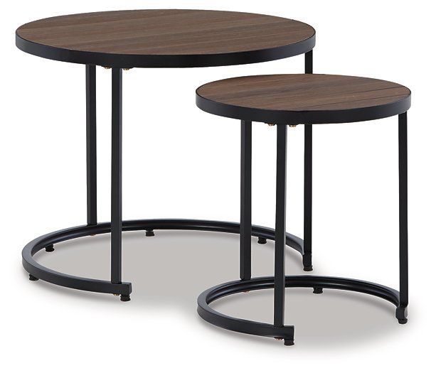 Ayla Outdoor Nesting End Tables (Set of 2) image