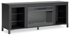 Cayberry 60" TV Stand with Electric Fireplace image