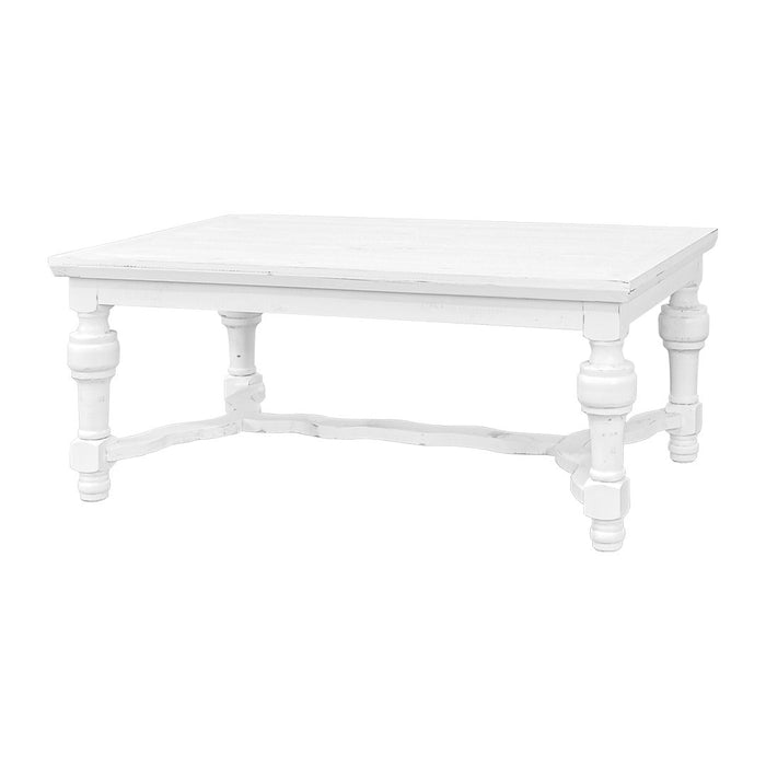 LUFKIN COFFEE TABLE SANDED WHITE