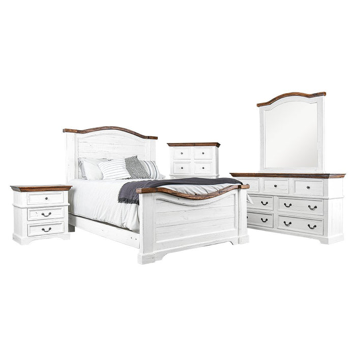 tobacco dresser PAULA DEEN for UNIVERSAL FURNITURE Door in Tobacco Finish Hammered Knobs and bail pulls Crafted from durable Hardwood solids and Veneers Four Made Goods York Dresser Tobacco